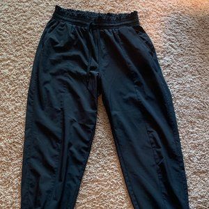 black joggers